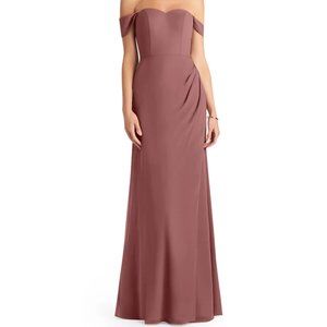 Azazie Jordyn Bridesmaids Dress in Desert Rose